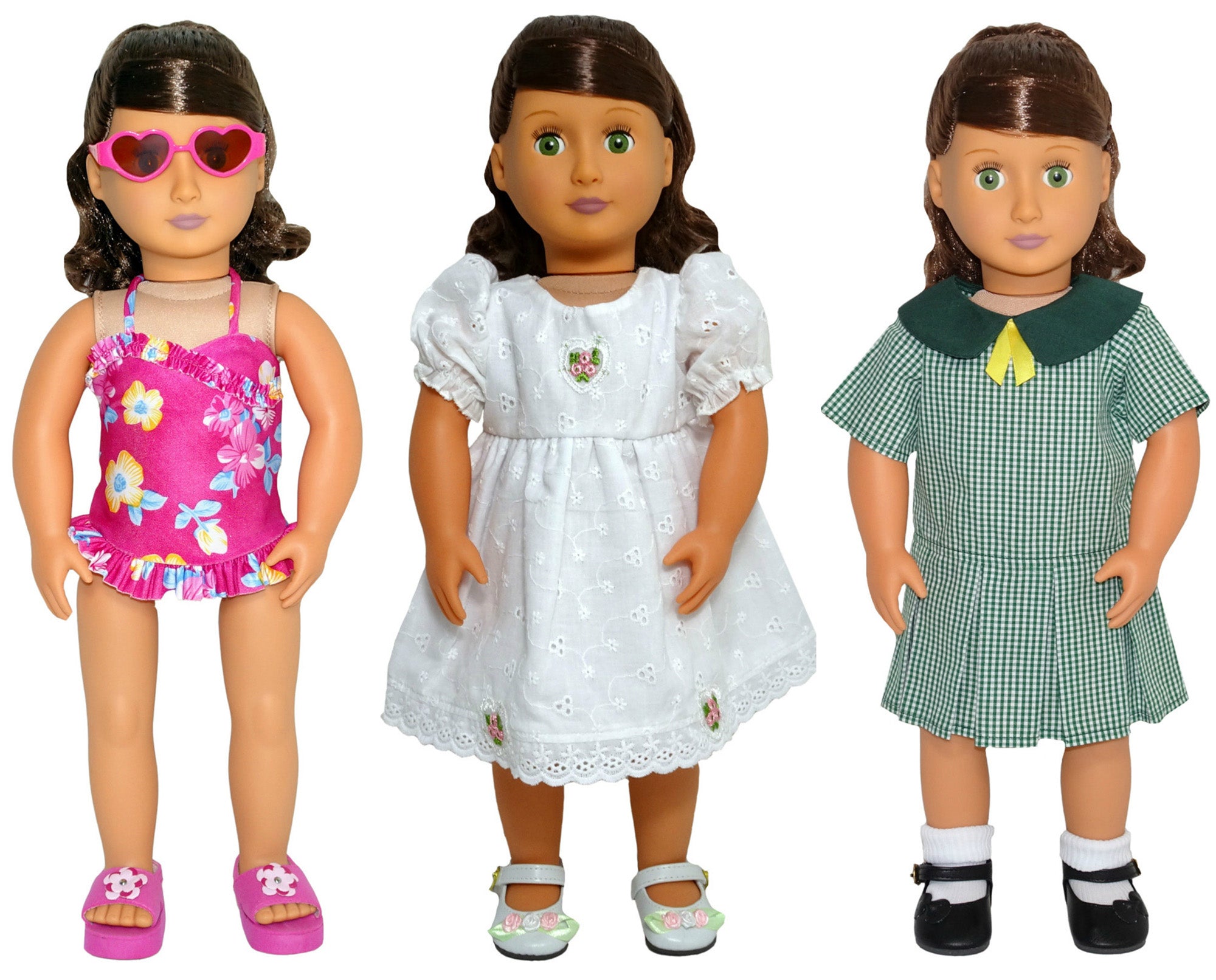 Our Generation Doll Loves Wearing American Girl Doll Clothes & Shoes –  Rosie's Dolls Clothes