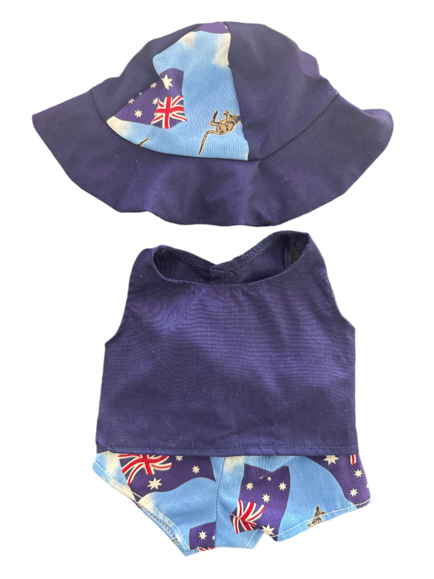 Australia Day Top, Short & Hat 3 Piece Set