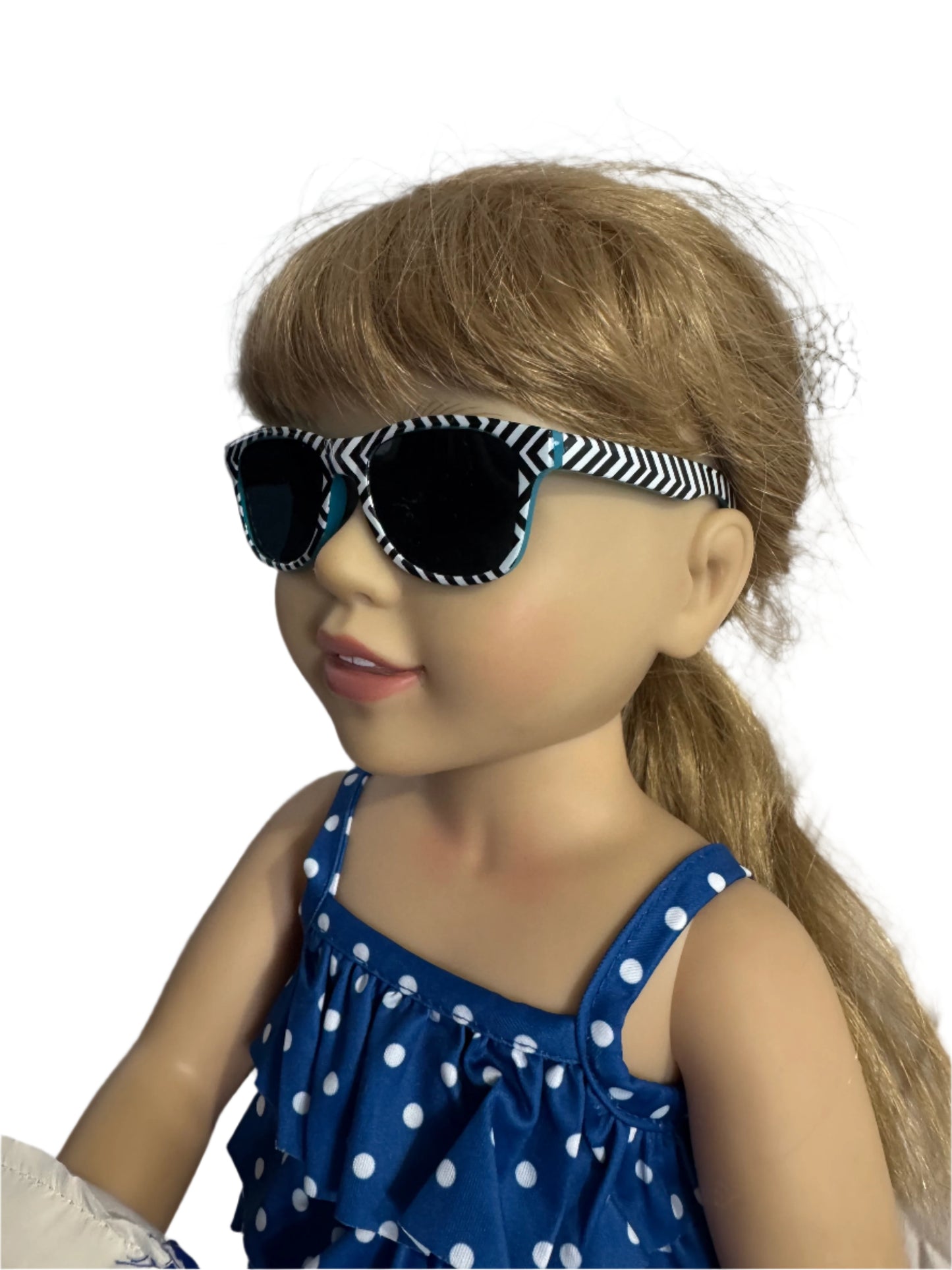 Black and White Chevron Sunglasses - 3 Colours