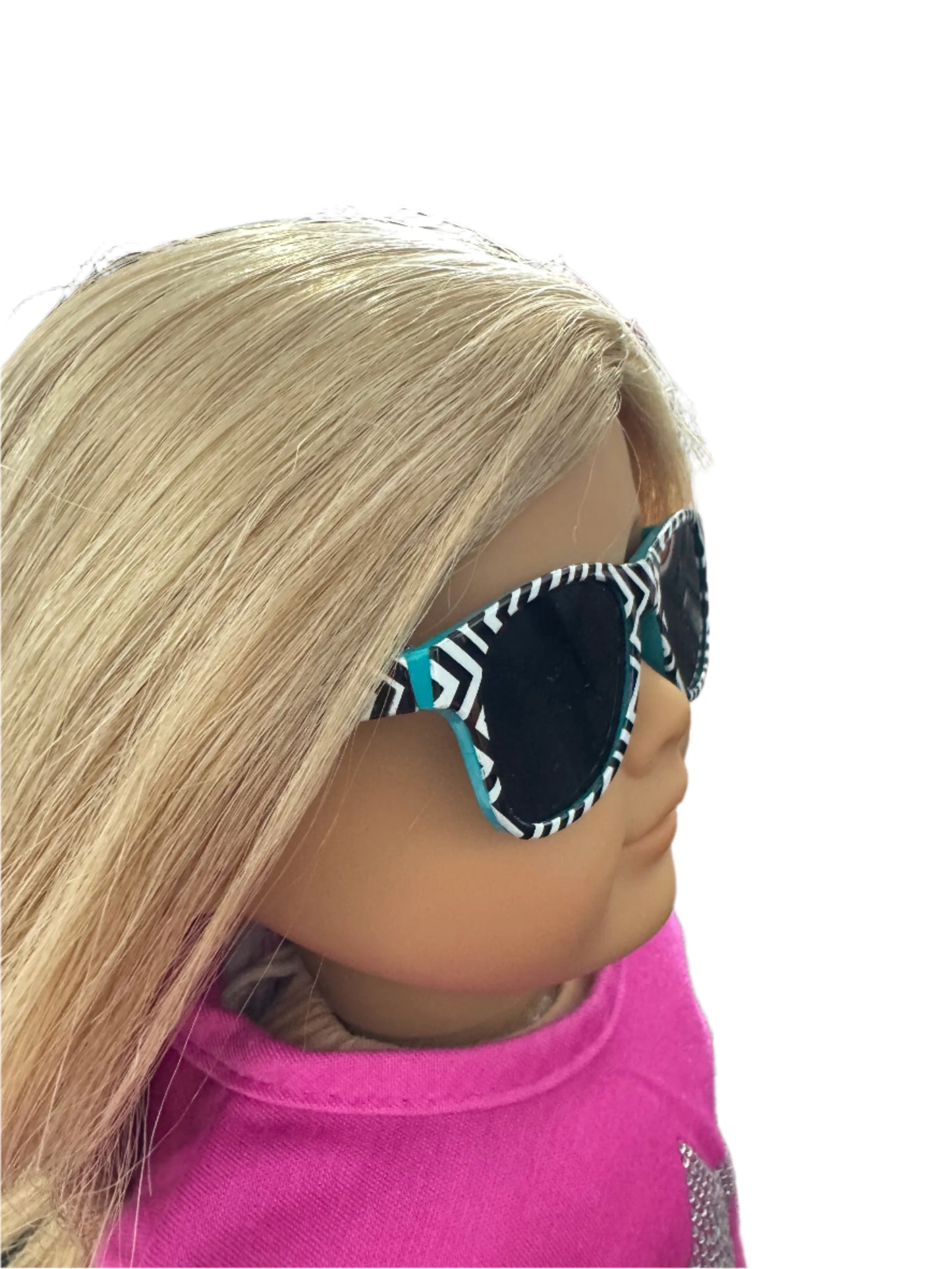 Black and White Chevron Sunglasses - 3 Colours
