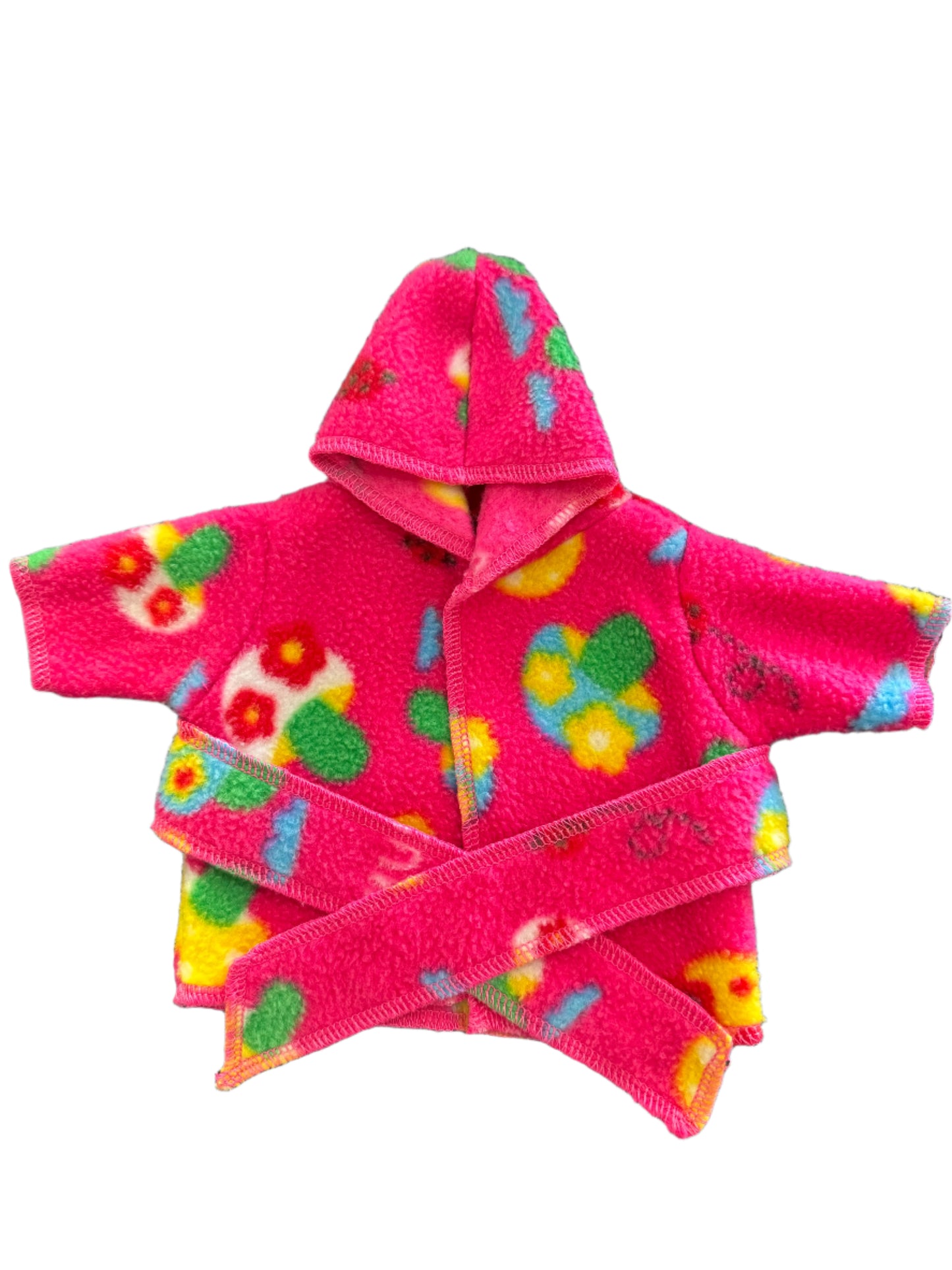 Pink Dressing Gown With Patterns