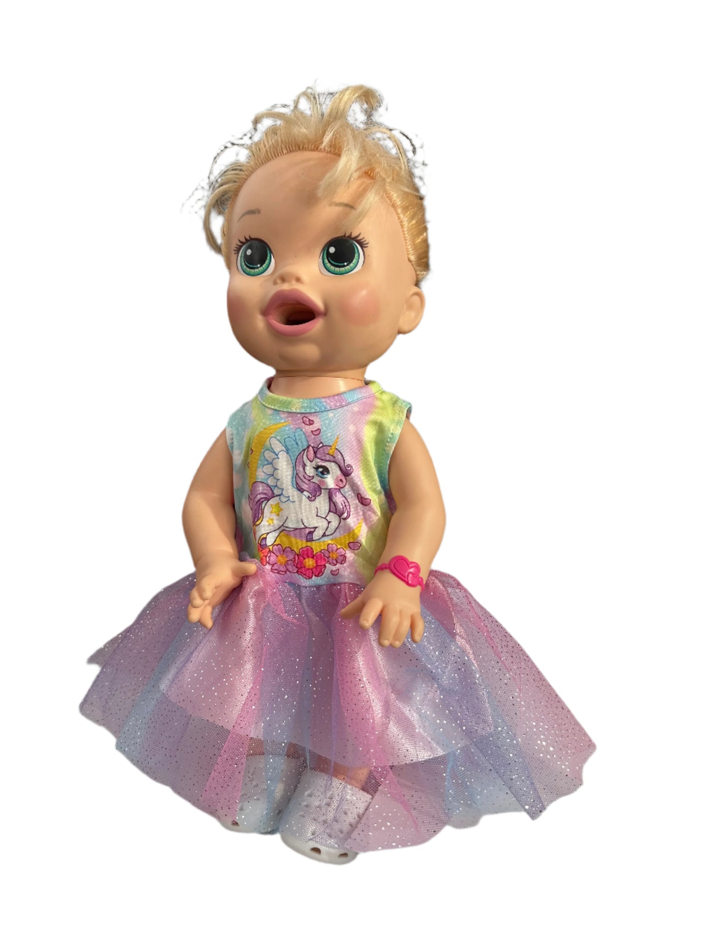 Rainbow Pony Unicorn Tulle Dress