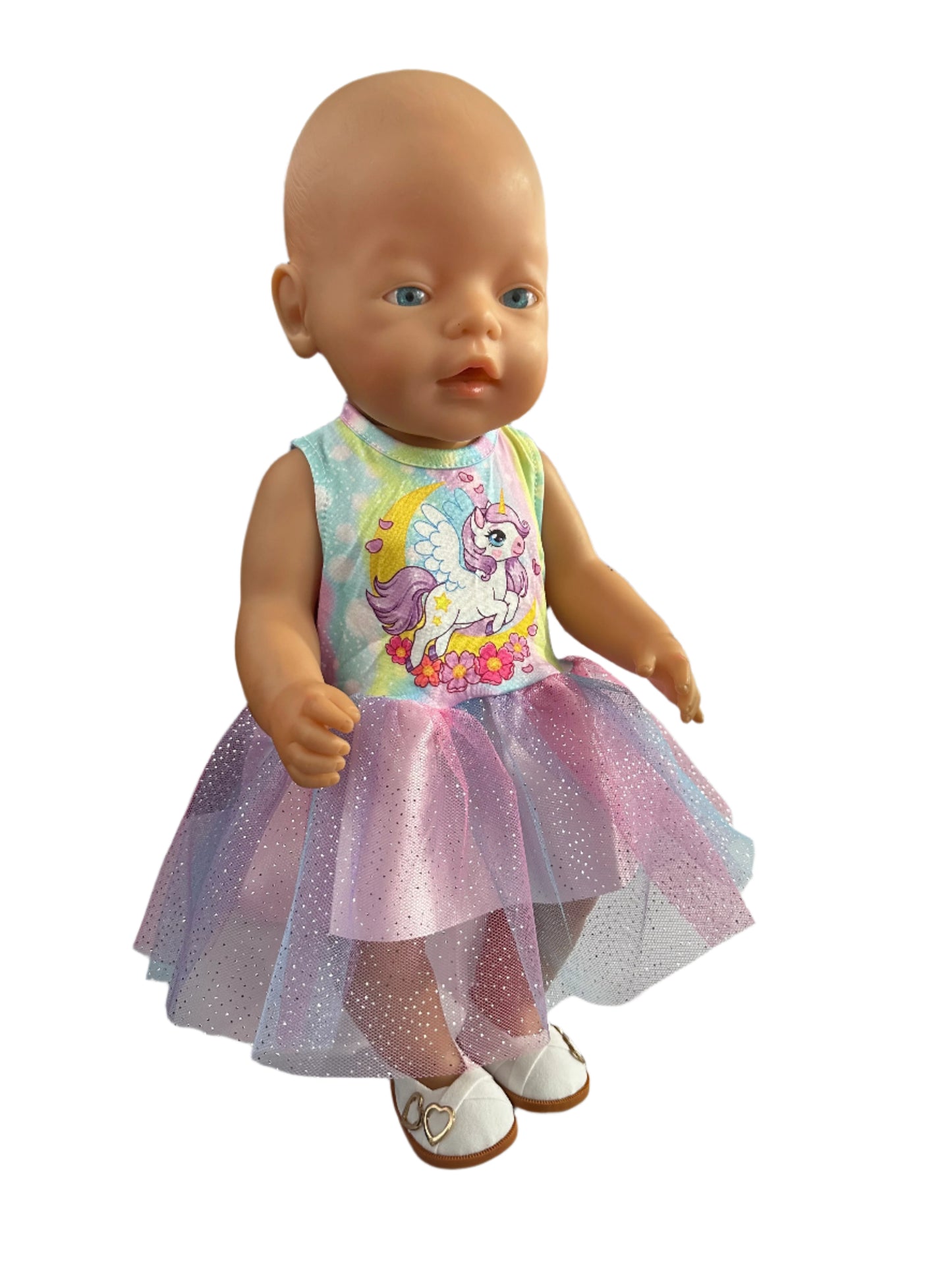 Rainbow Pony Unicorn Tulle Dress