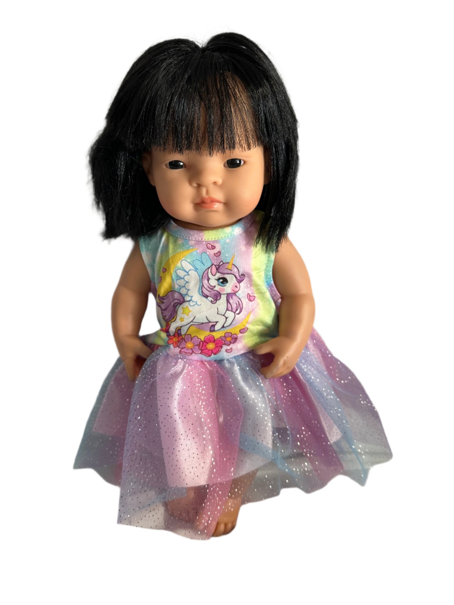 Rainbow Pony Unicorn Tulle Dress