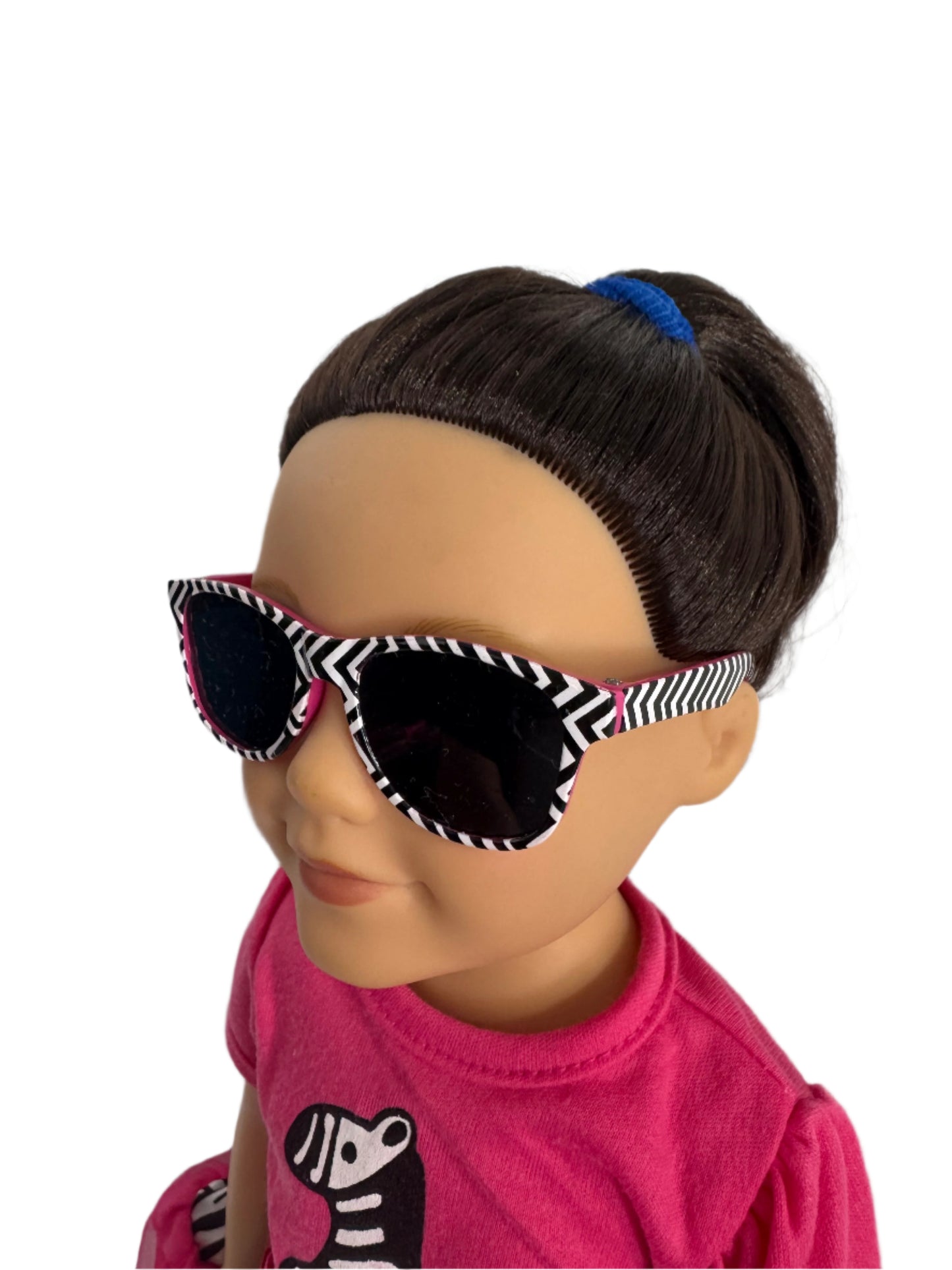 Black and White Chevron Sunglasses - 3 Colours