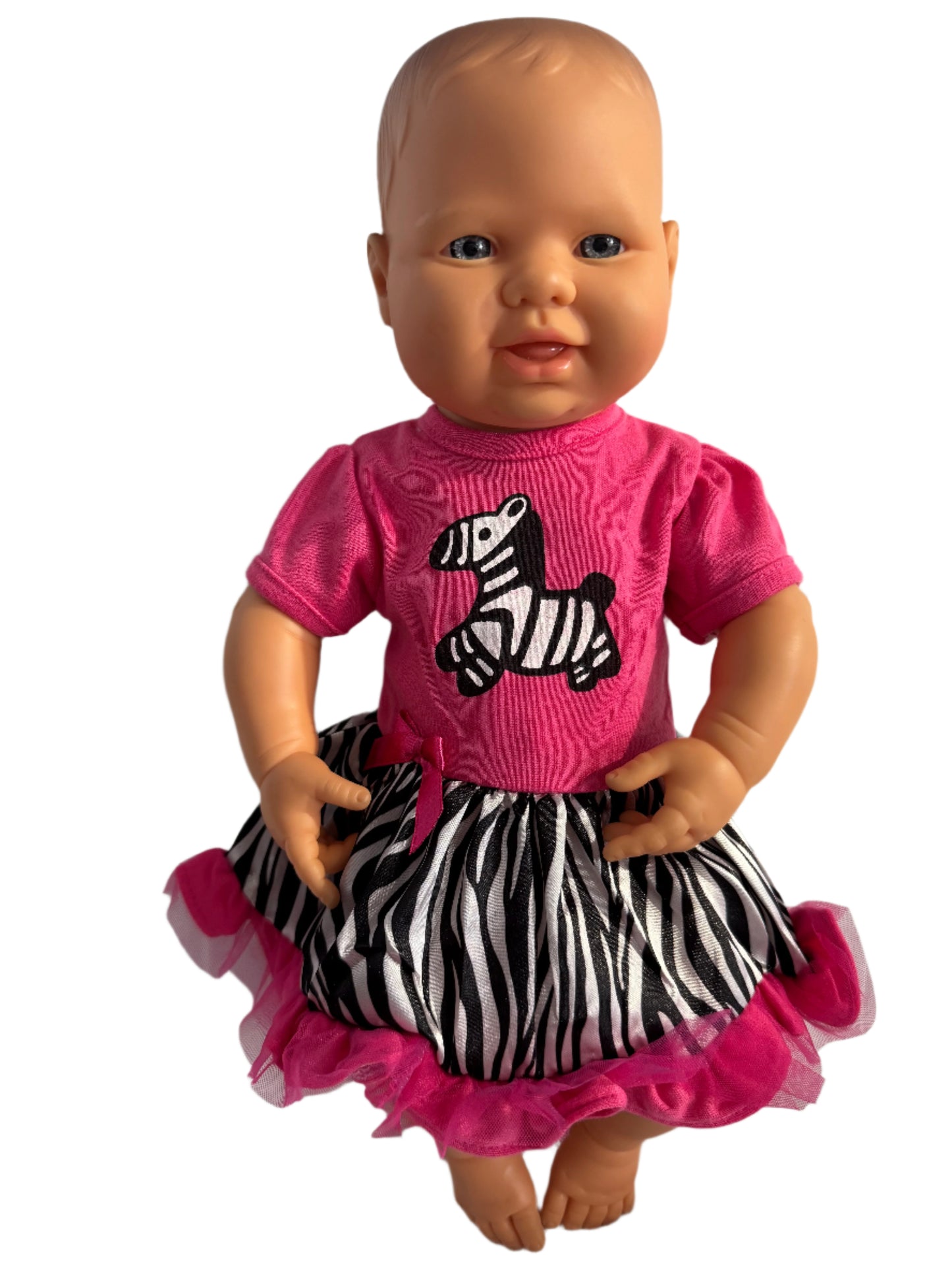 Hot Pink Zebra Dress