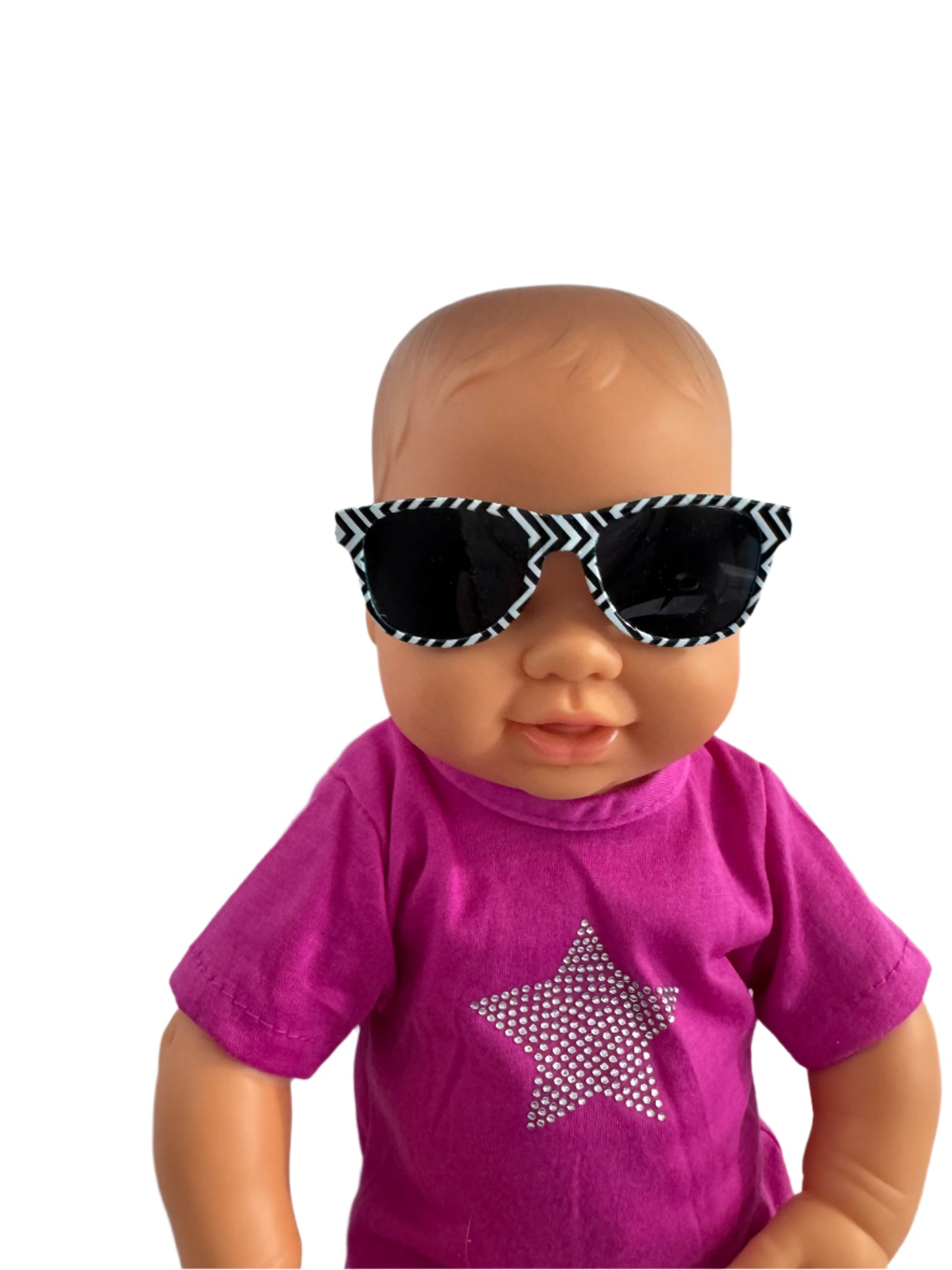 Black and White Chevron Sunglasses - 3 Colours