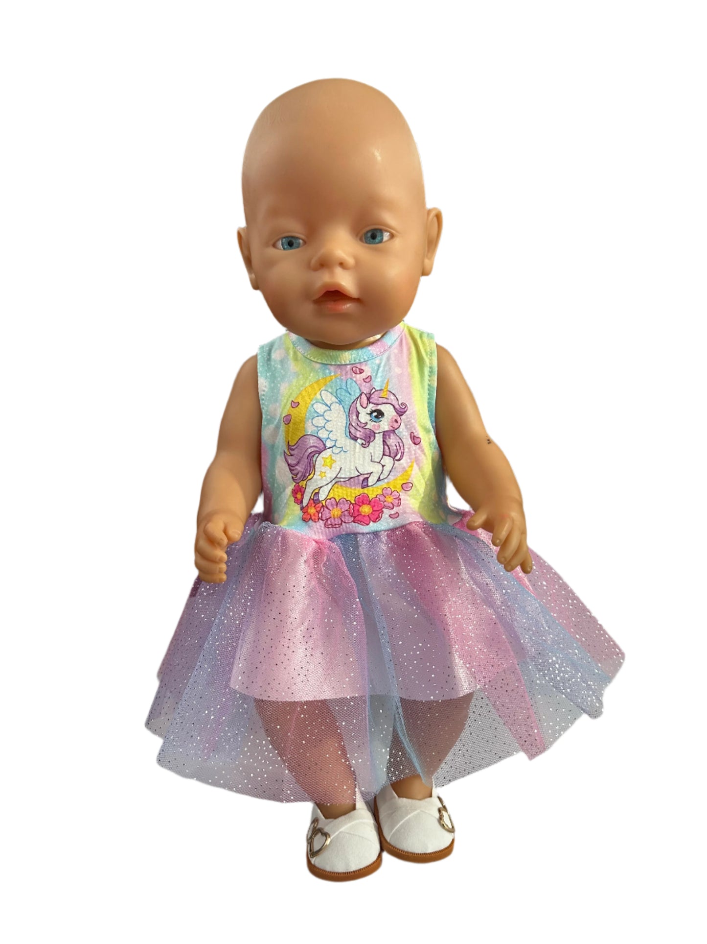 Rainbow Pony Unicorn Tulle Dress