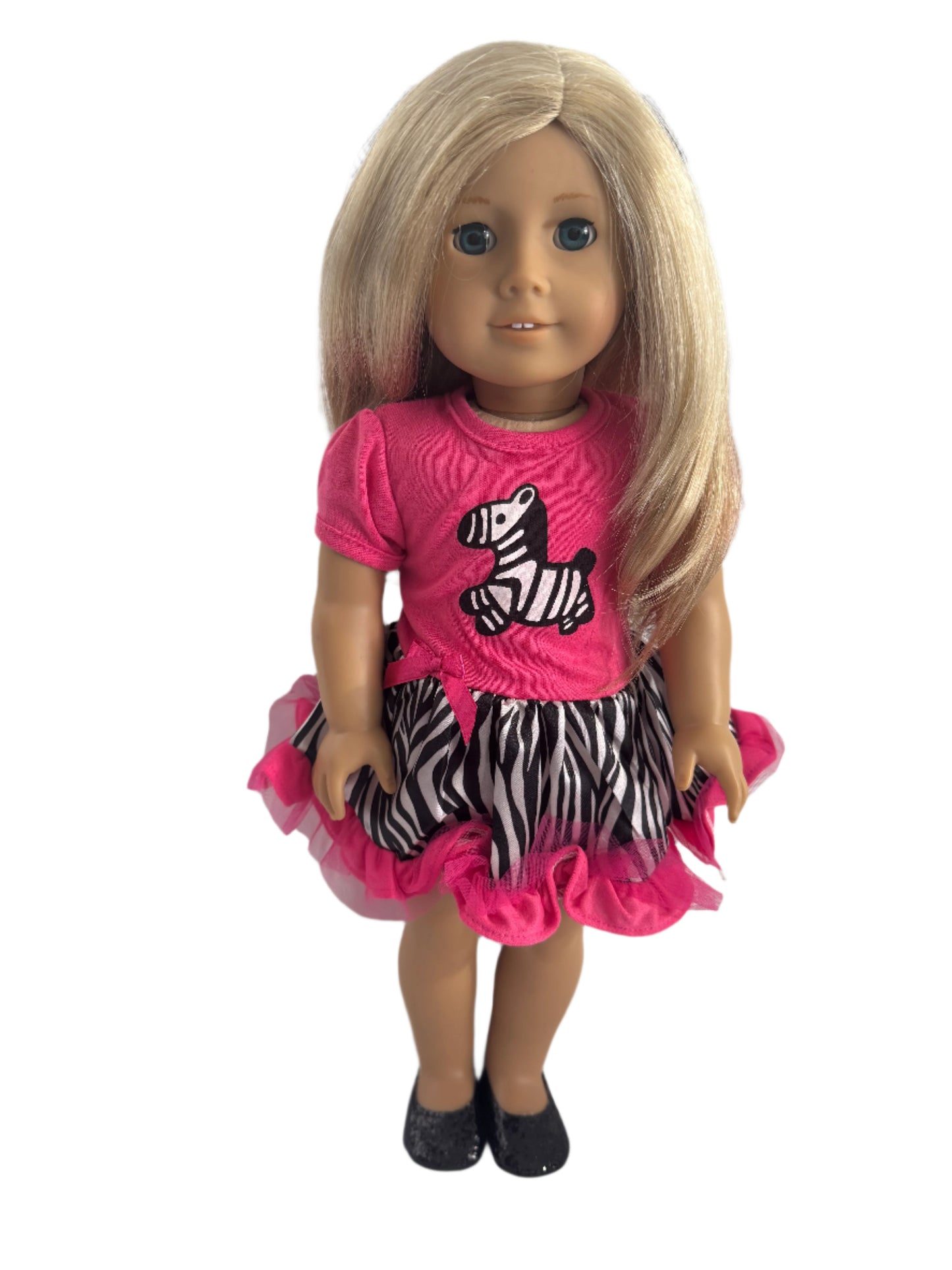 Hot Pink Zebra Dress