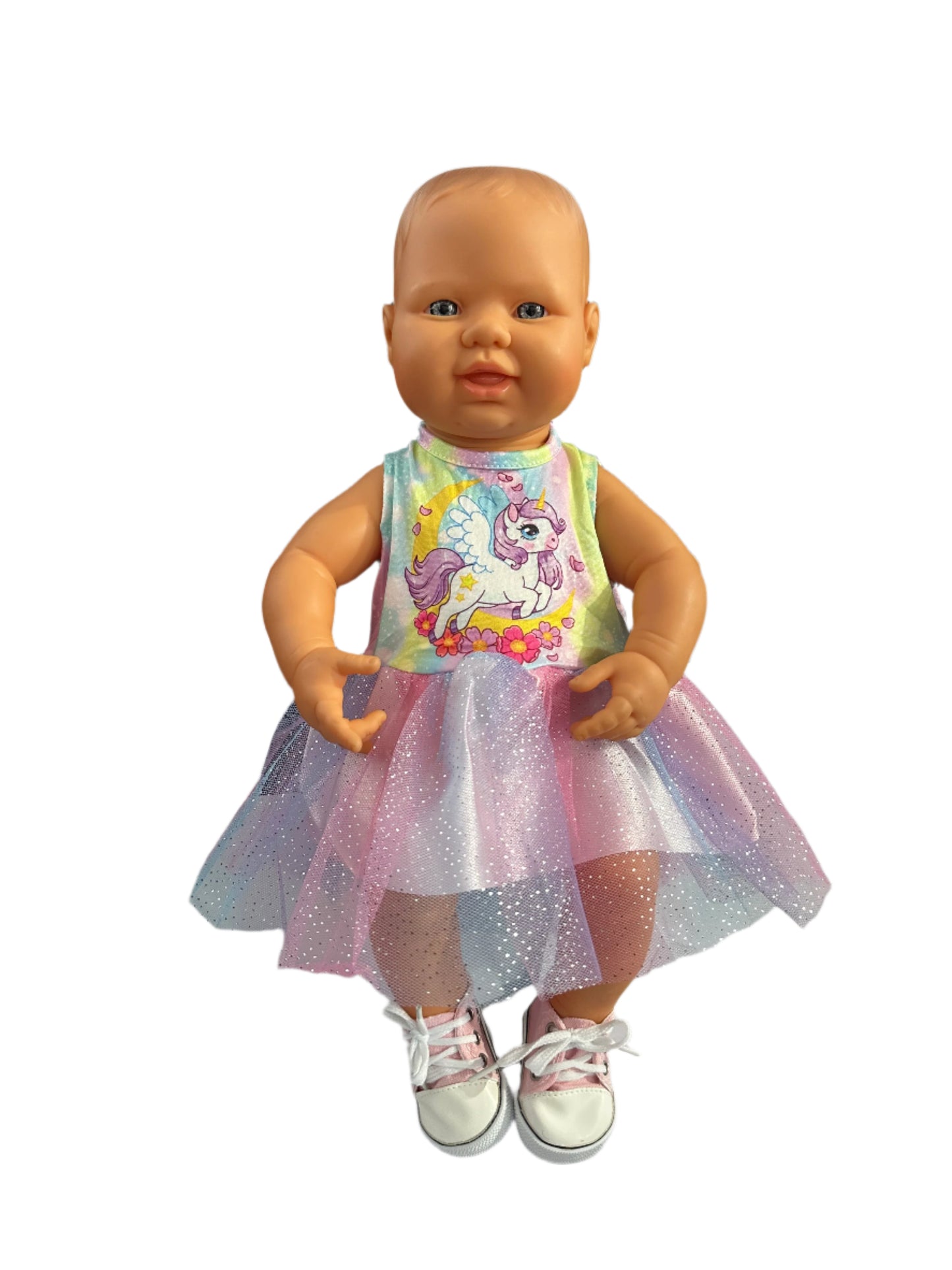 Rainbow Pony Unicorn Tulle Dress