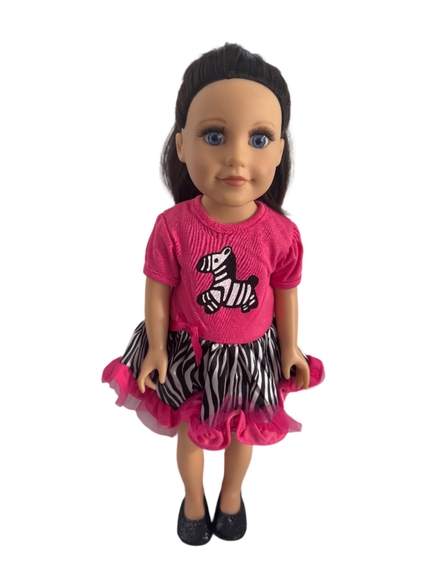 Hot Pink Zebra Dress