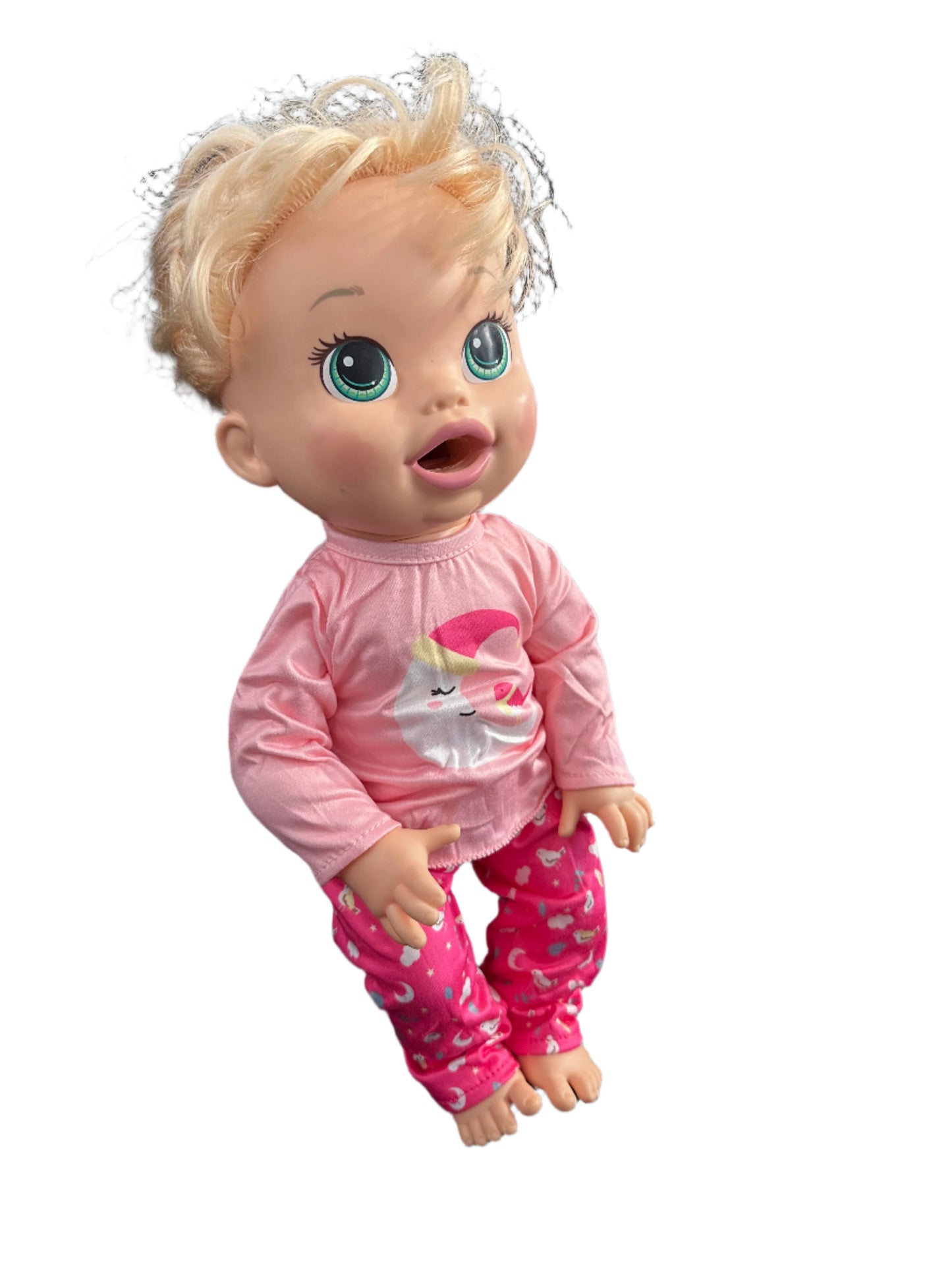 Pink Moon & Bird Pyjamas - 2 Piece Set