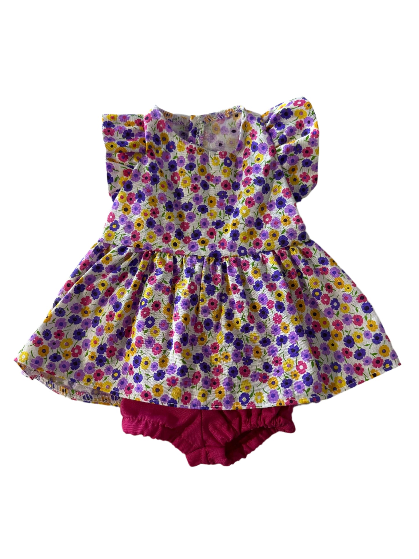 Floral Dress & Panties - 2 Piece Set