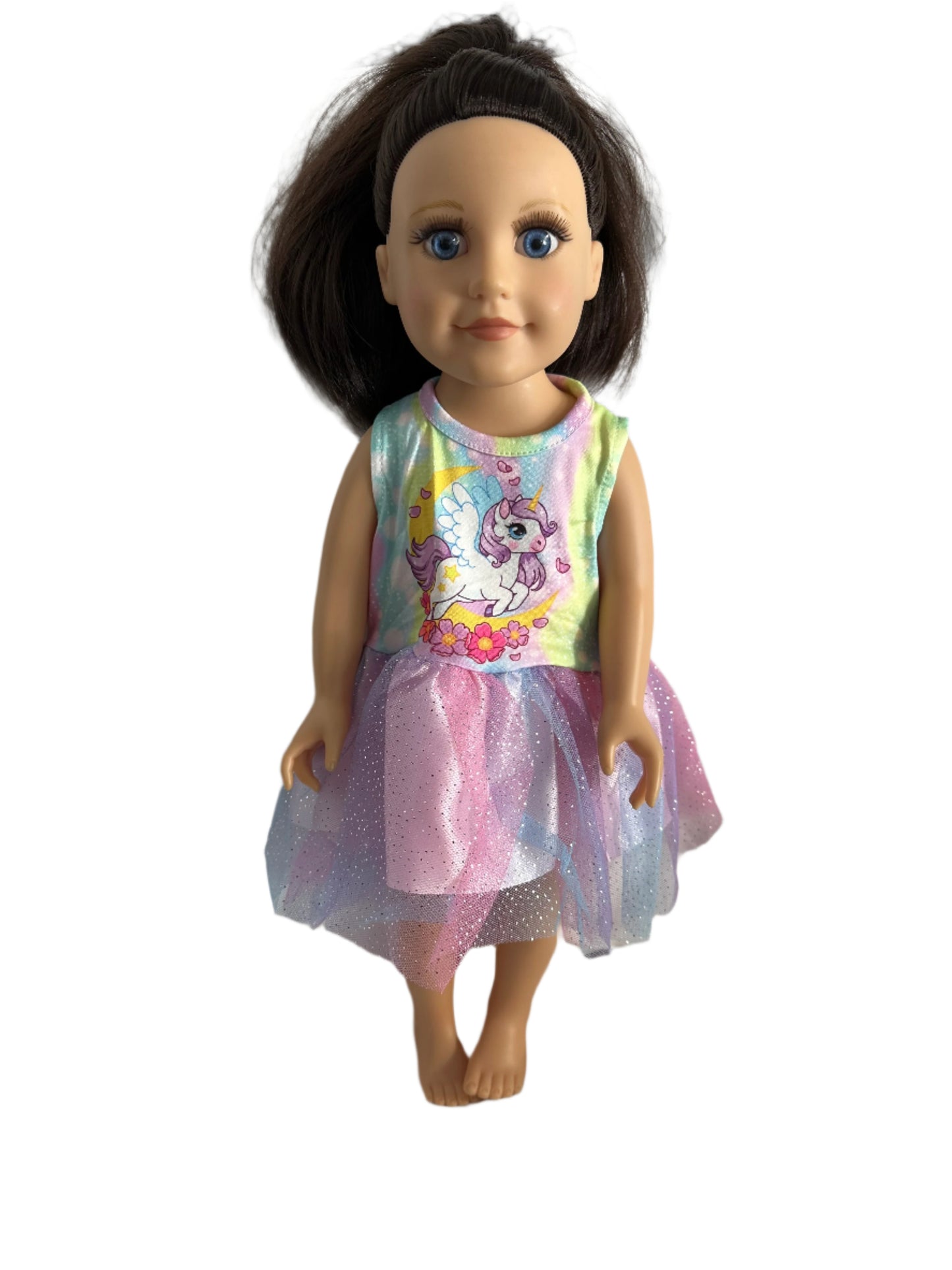 Rainbow Pony Unicorn Tulle Dress