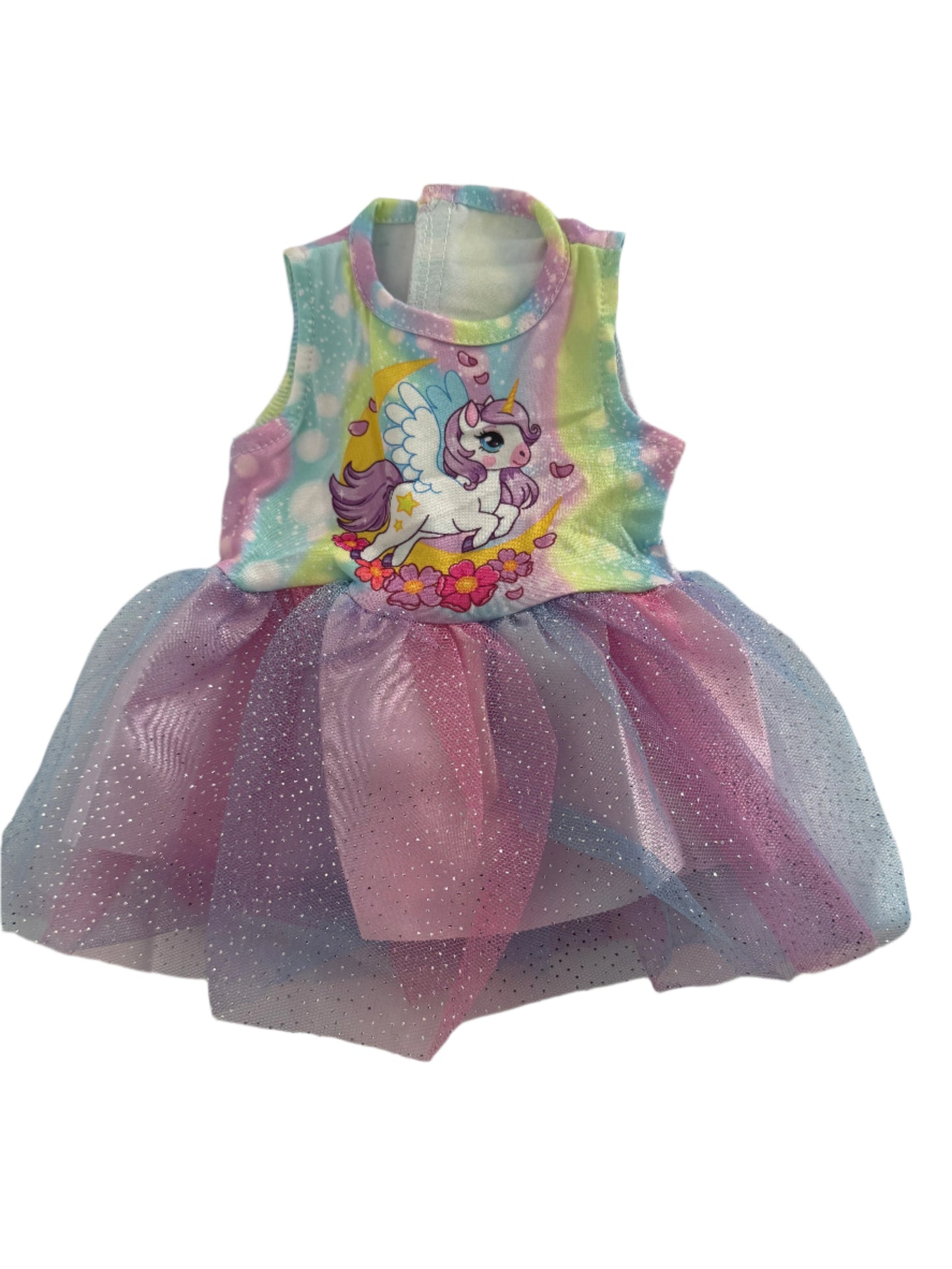 Rainbow Pony Unicorn Tulle Dress