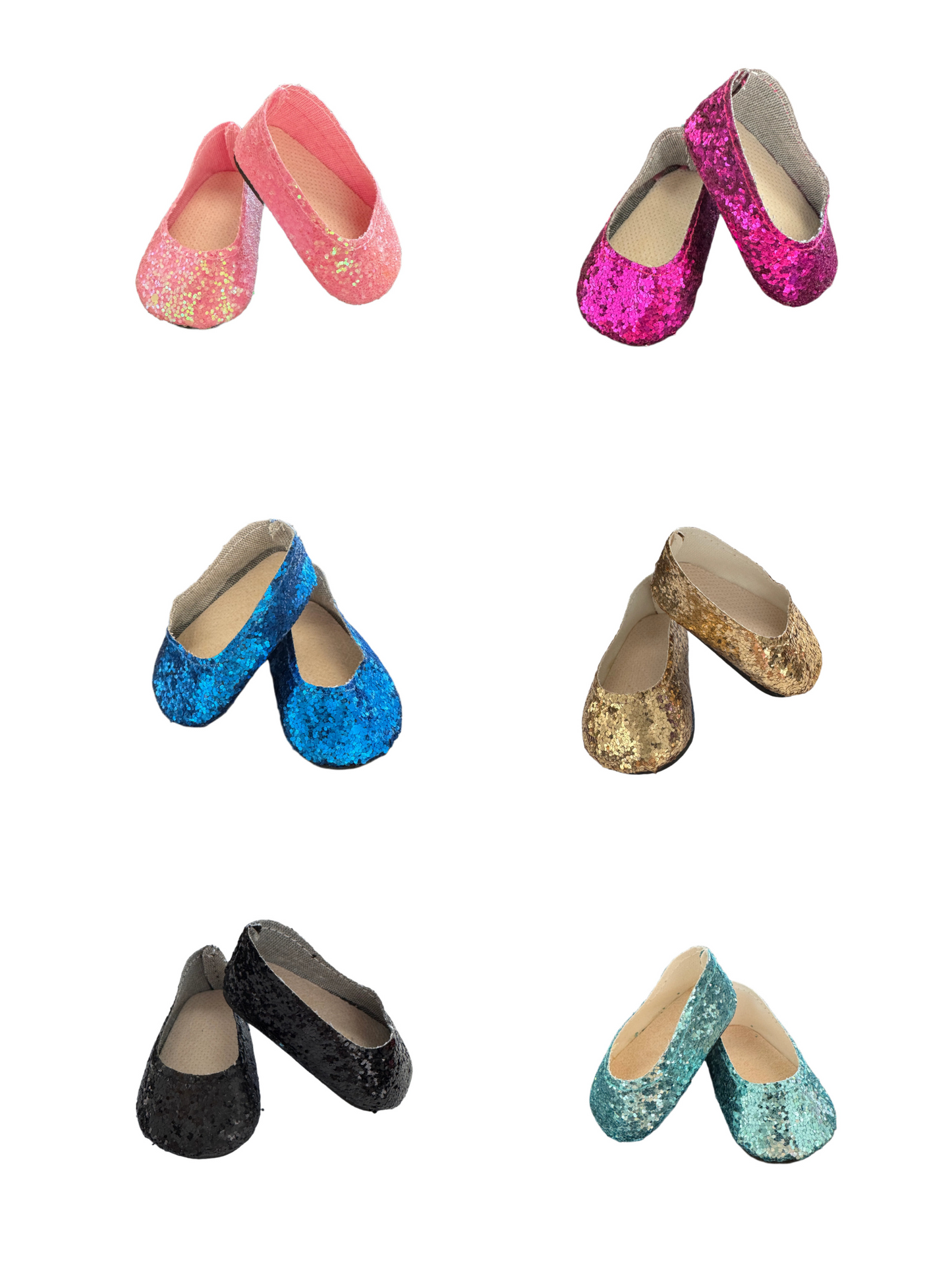 Glitter Flat - 6 Colours