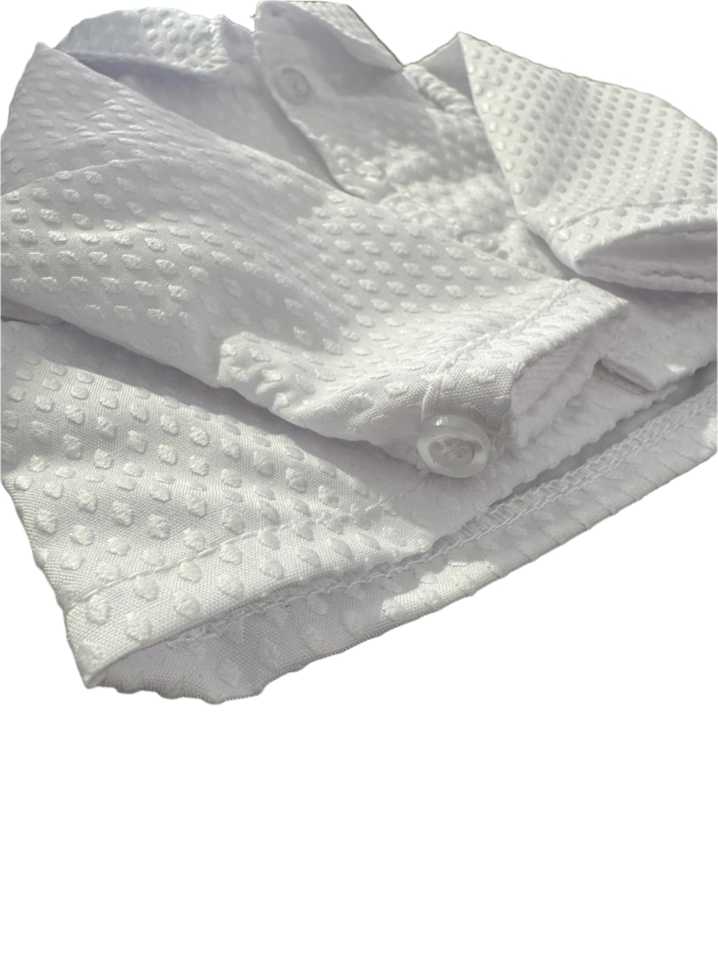 White Long Sleeved Button Up Dress Shirt