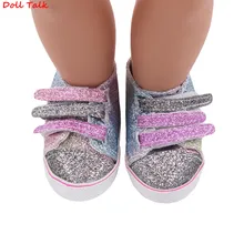 Canvas Glitter Rainbow Sneakers