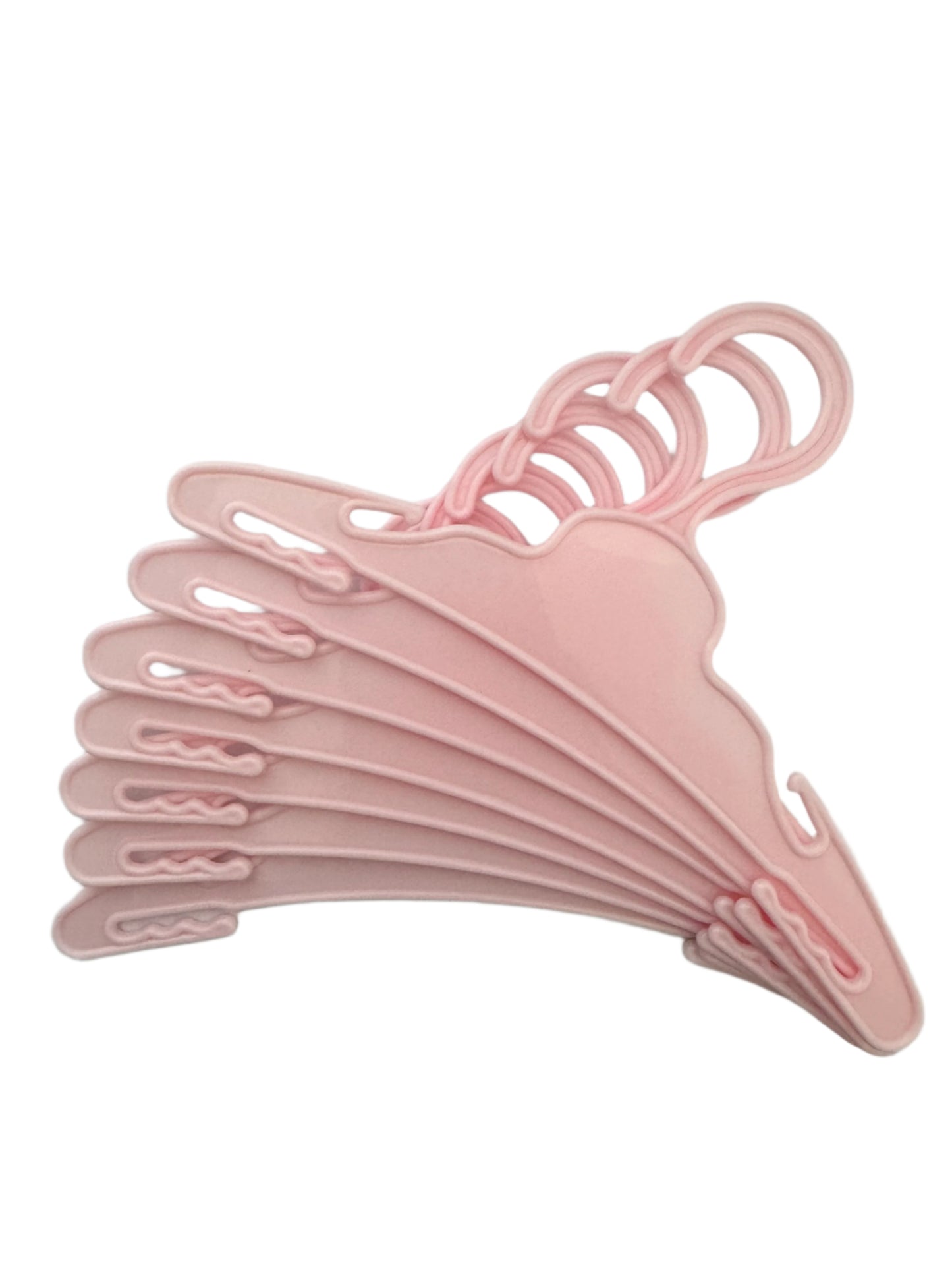 Set of 7 Coat Hangers - Pink or White