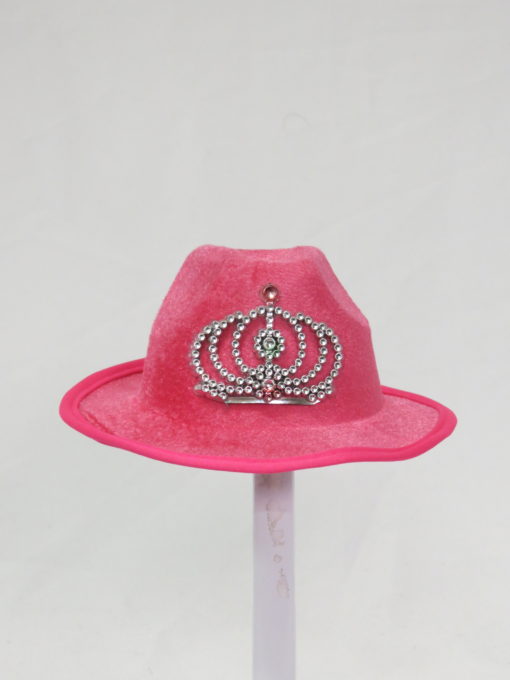 Hot Pink Cowgirl Hat (Headwear)
