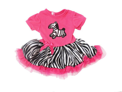 Hot Pink Zebra Dress
