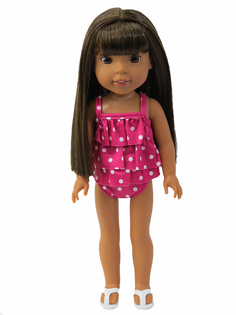 Polka Dot Swimsuit (s) - 2 Piece Set