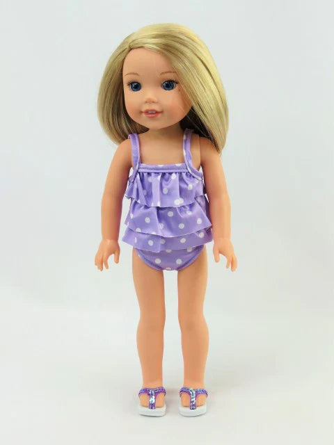 Polka Dot Swimsuit (s) - 2 Piece Set