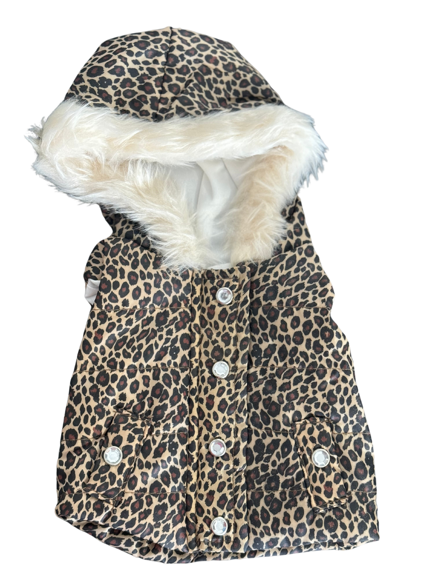 Leopard Print Warm Vest