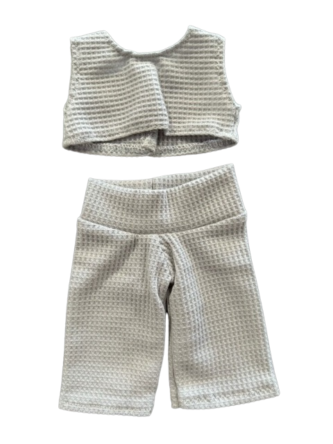 Crop Top & Leggings - 2 Piece Set