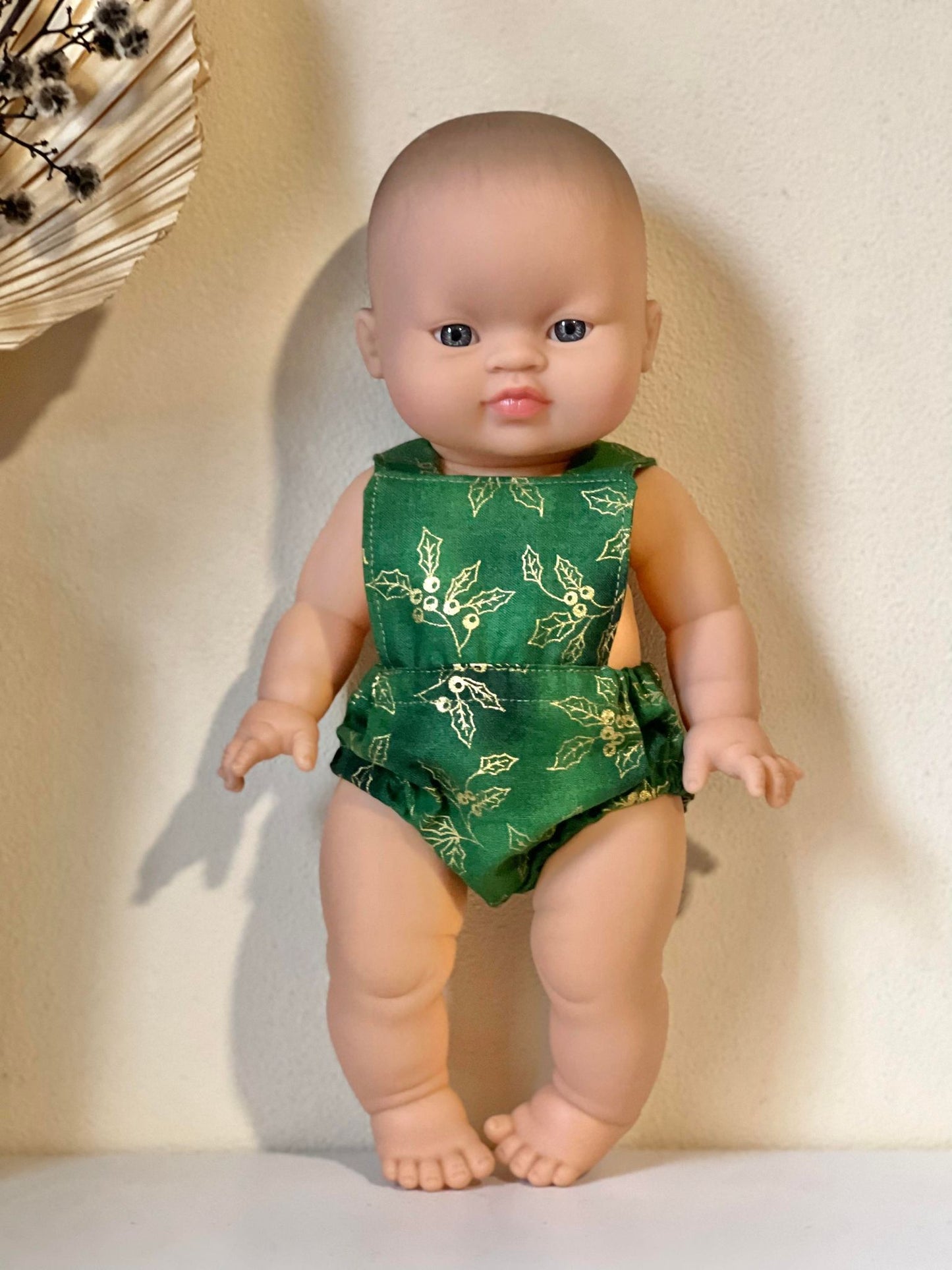 Christmas Romper Green