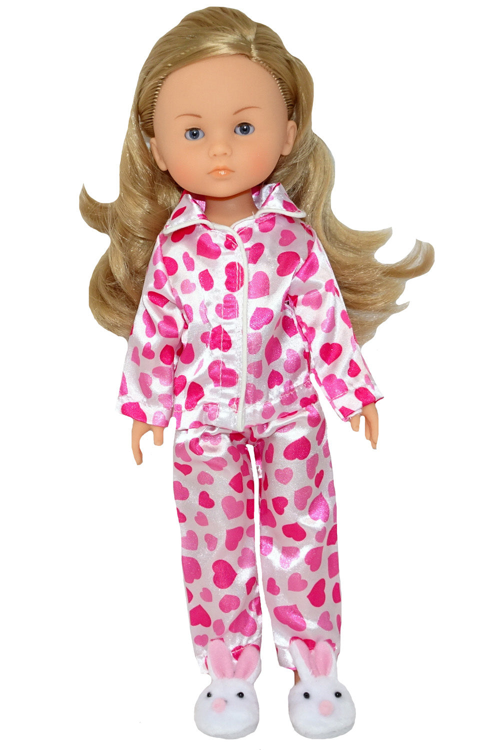 Dolls Satin Heart Pyjamas (xs)