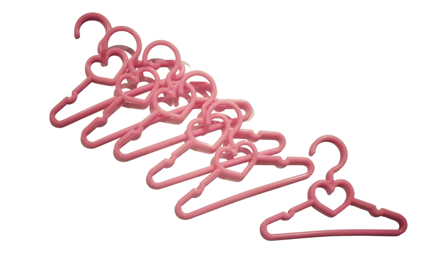 Dolls Heart Coat Hangers (S) - set of 6