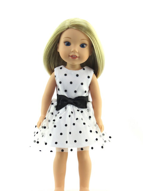 Black and White Polka Dot Dress (s)