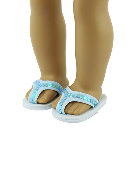 Sequin Flip Flop Thongs - Assorted Colours