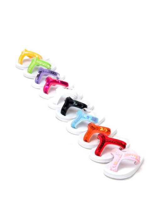 Sequin Flip Flop Thongs - Assorted Colours