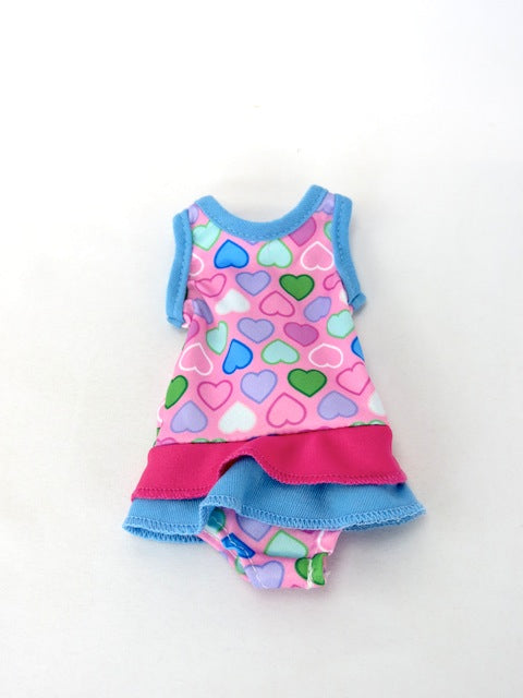 Pink Heart Bathing Suit (s)