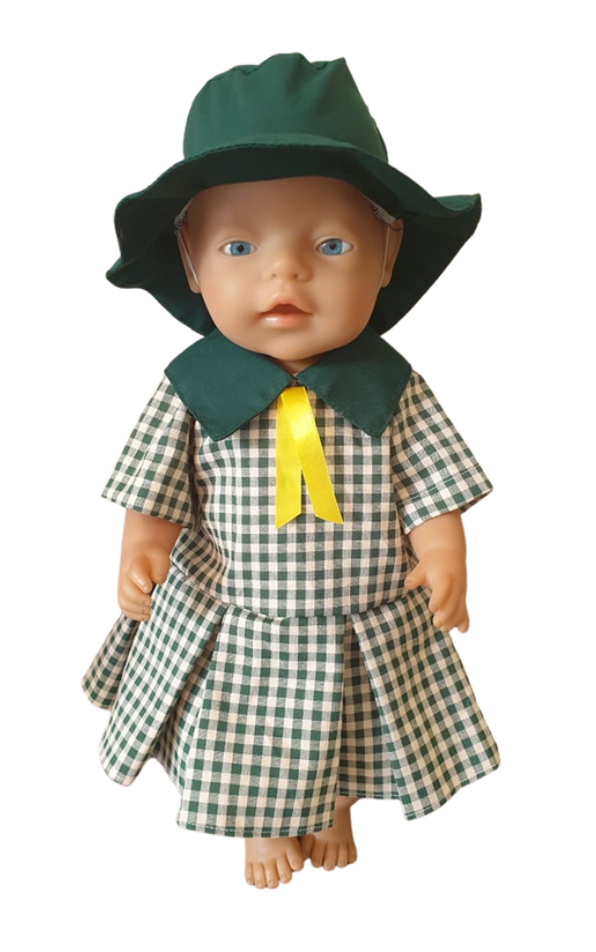 2 Piece School Uniform & Hat - 3 Colours