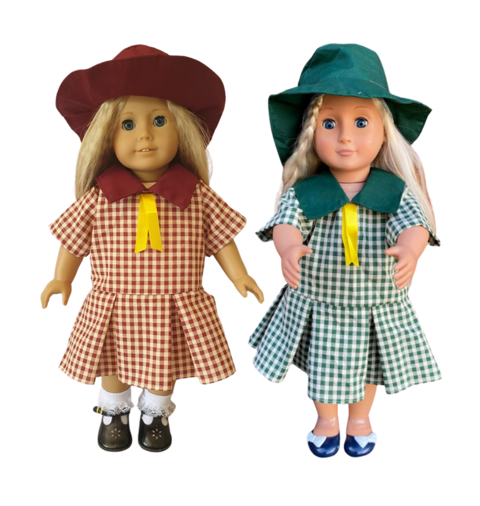 2 Piece School Uniform & Hat - 3 Colours