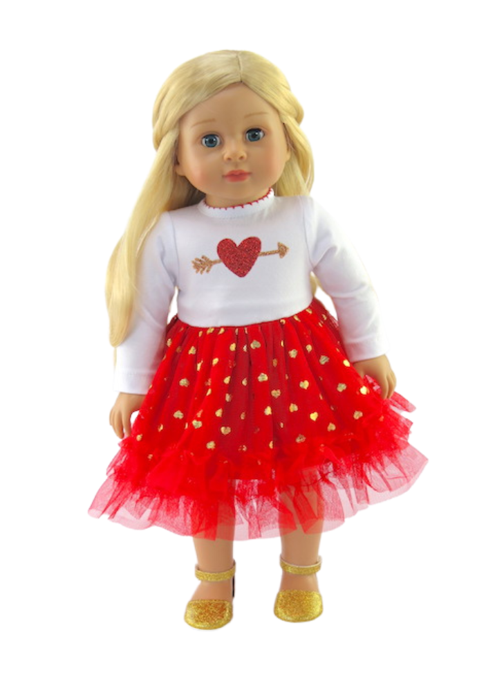 Shot By Cupid Valentine's Day Tulle Dress