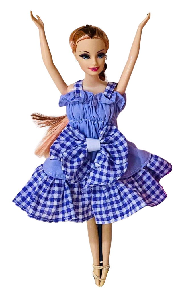 Handmade barbie doll on sale clothes