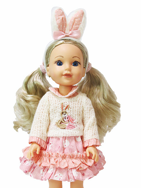 Spring Bunnies Sweater & Dress Set with Headband (s) (Headwear)
