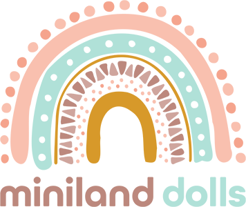 Miniland Clothing T-shirt, Knitted Bloomers & Hairband 21cm (Headware) - 3 Piece Set