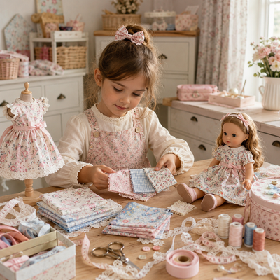 Choosing Fabric for Doll Clothes: What Works at Doll Scale