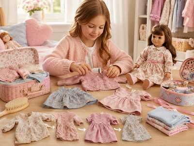 Bobbling, Stretched Elastic and Faded Colour: Reviving Tired Doll Clothes