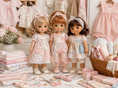 Upcycling Baby Clothes and Fabric Scraps Into Doll Outfits