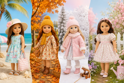 A Year of Doll Outfits: Seasonal Dressing for Aussie Climates