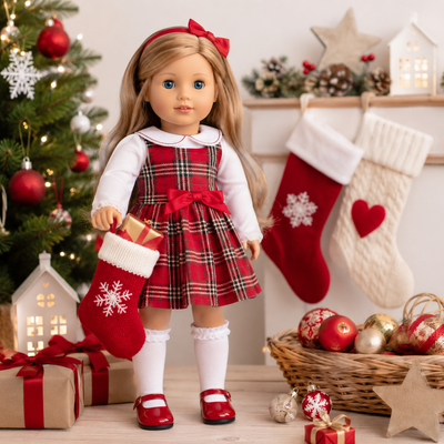 Christmas With Dolly: Stockings, Ornaments and Festive Outfit Ideas