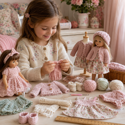 Knitting and Crochet for Dolls: Getting the Scale Right