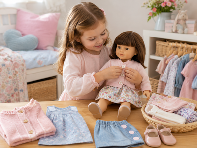 Easy-Dressing Doll Clothes: Fastenings That Little Hands Can Manage