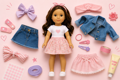 No-Sew Doll Outfit Hacks: Quick Refreshes Without a Needle and Thread